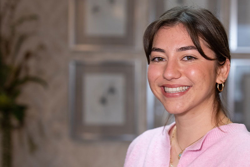 Patient Smiling After Dental Procedure
