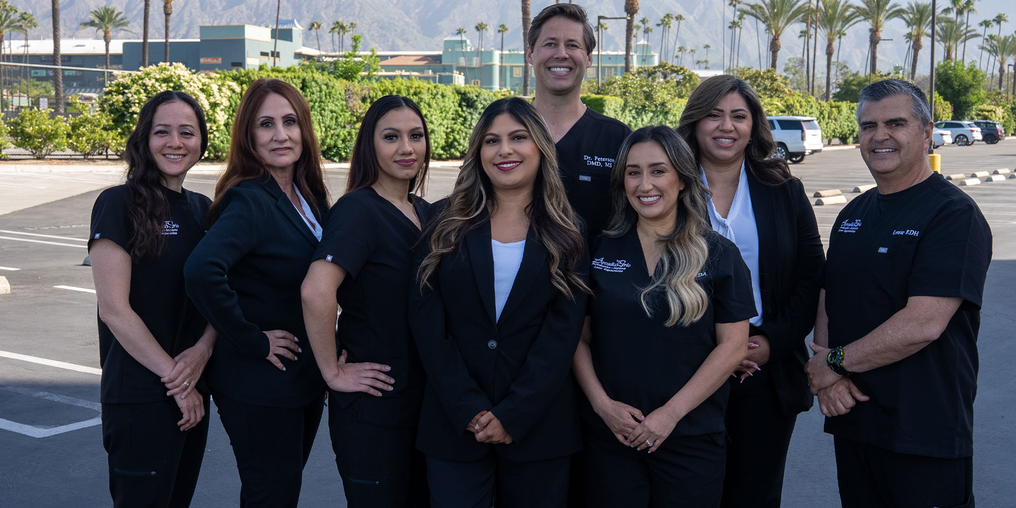 Dentist and his team